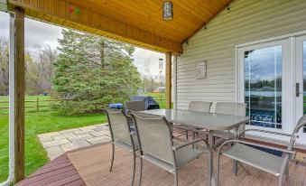 Osseo Cottage on Pleasant Lake w/ Dock & Views!