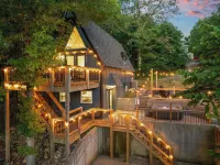 Views! Lux A-Frame w/ Private Hot Tub and Fire Pit. King Beds!