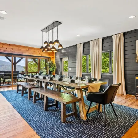 Stunning Views • Hot Tub • Sauna • Theater • Game Rooms • Sleep/Dine 23 •Firepit