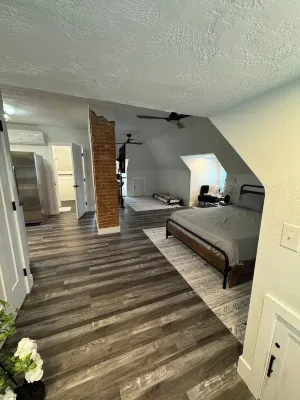 It may be haunted, but it's cute! One of the oldest houses in Butler.