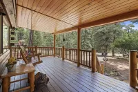 A real log cabin in the pines!