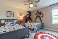 Luxury Lakeview Villa with Game Room + Theater & Free Waterpark Close to Disney Hotels near Osceola History - Pioneer Village