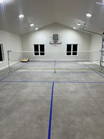 2024 Highland Home - New BuildIndoor Pickleball/Badminton/Basketball Court
