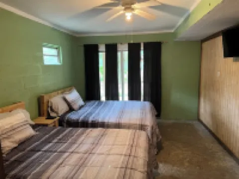 Two Story House with Deck over the River