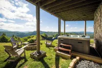 Mountaintop Cabin with Majestic Views - Hot Tub + Game Room + Pet Friendly