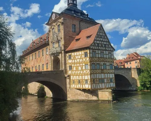 "Little time out" - fantastic view of the Franconian countryside - ideal for bikers. 세슬리츠 호텔