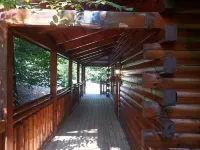 Real Log Cabin 2 Bedroom, 2 Full Bath, Full Kitchen Close To All Attractions.