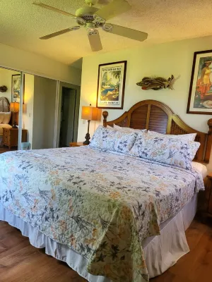 PERFECT KAUAI Condo!! Steps from Beach/2bd2bth Washer/Dryer AC -Free Parking