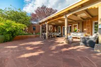 Spacious traditional Santa Fe adobe home