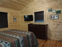 NEW LISTING! Mountain Cabin Getaway with a fire pit,WiFi, Dish Network,Dogs OK