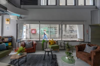 共有エリア ボウティ シティ カプセル インの写真