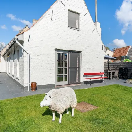 Farmhouse in Beveren Near Beach & Garden