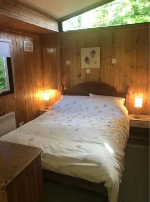 Nuthatch Lodge is Set in 24 Acres of Woodparkland Near the Village of Cenarth Hotels in 