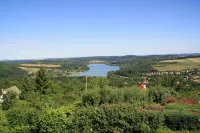 House (140m2, 3 large bedrooms), garden (800m2) fenced, great Hotel a Orfu