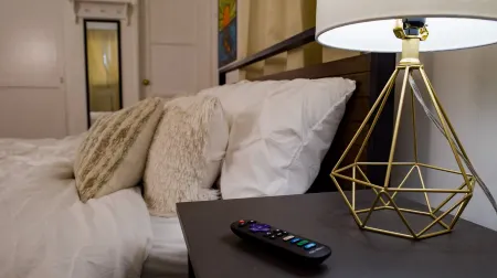 SUBMERSIVE ART KING BED WIFI SANITIZED DOWNTOWN