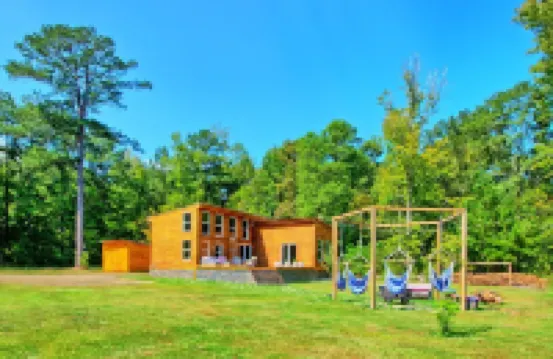 Modern wood infused Cabin