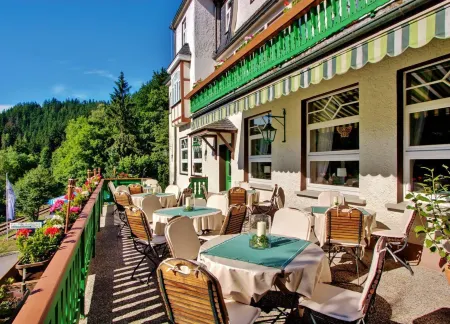 Flair-Hotel Waldfrieden Отели в г. Бергбанрегион