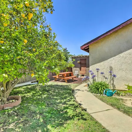 Cozy Lompoc Studio w/ Patio ~ 9 Mi to Beach