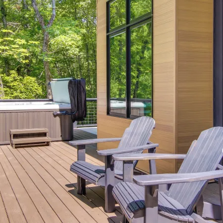 Modern Cabin w/ Hot Tub & Fire Pit in Fairview!