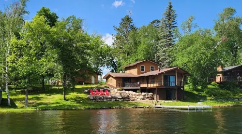 Crosslake Cabin on the Whitefish Chain - Little Pine LakeDream Island Lake Home