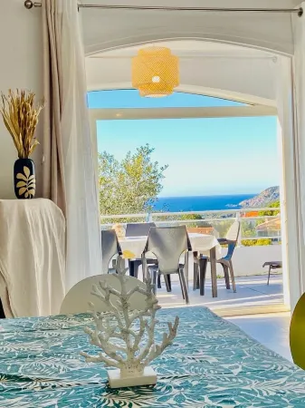 Villa Montalbo VUE MER 2 A 10 Pers Cargese Centre Отели в г. Каржез