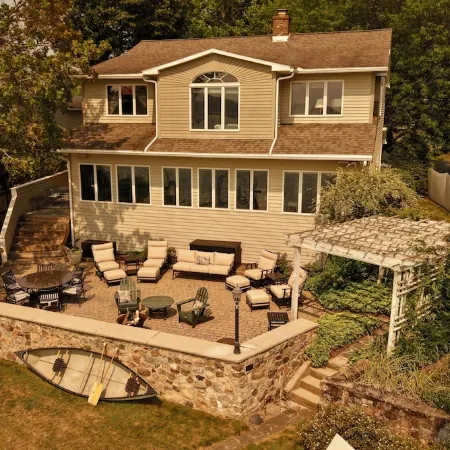 Lakeside — Luxury on Owasco Lake — Level Lake Frontage — Best Location