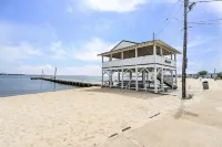 Coastal Getaway in Ocean Gate- 2 Min Walk to Beach & Boardwalk with Water Views!