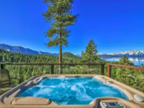 Air Conditioned Luxury - Epic Heavenly & Lake Tahoe Views + Hot Tub + Peloton Hotels in Zephyr Cove–Round Hill Village
