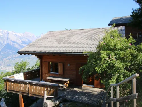 Chalet near Le Bouvere waterpark - Balcony