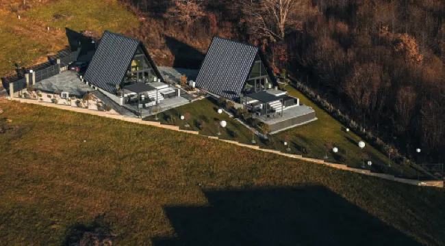 Twin Vista A-Frame Cabins