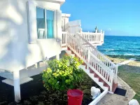 Oceanfront 2 Bedroom Villa in Guana Bay Sint Maarten; Ocnfrt Deck Hotels in Guana Bay
