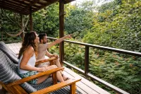 Treetop Cottage Escape in Tropical Garden Near San Ignacio