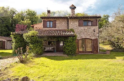 Casale Chimneys Immersed in Olive Trees