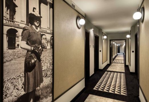 호텔 근처 비스와 강변의 풍경