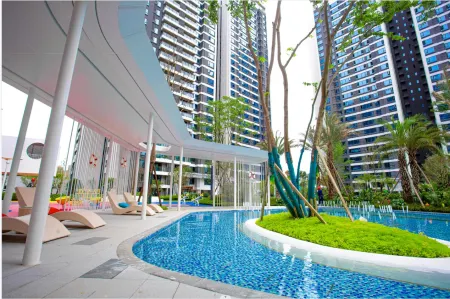 A Jingyesi Apartment (Shuangfeng Road) Отели в г. Цзяню