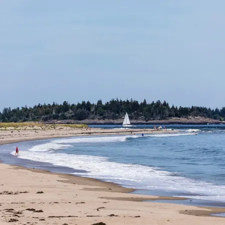 Driftwood Oceanfront Cottage at Popham Beach  Spectacular views from every room