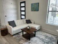 Serenity Pines, one bedroom, one bathroom apartment with full kitchen and garage