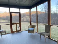 Sleeps 6, custom, gorgeous home on 180 acres, amazing views of Old Rag Mountain
