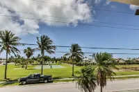Watch dolphins play in Shelter Cove while swimming in our oversized  pool