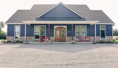 This beautiful spacious new home is perfect for group trips or family getaways.