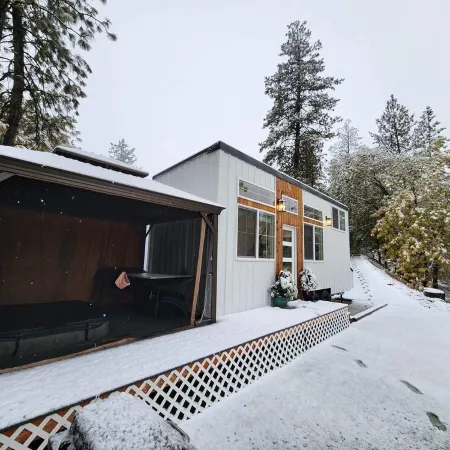 Modern Tiny House in the Woods w/Hot Tub