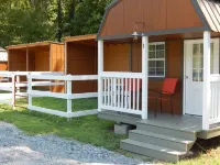 Cozy Cabin 1 at Bird's Nest Bunkies and Barn in Ellenboro with WiFi, AC, & Heat