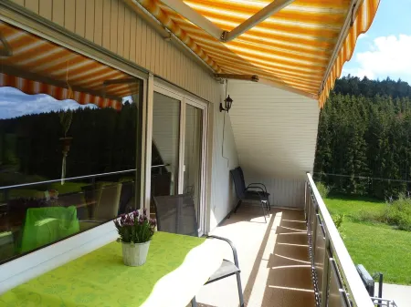 Apartment in a quiet, sunny location with a fantastic view