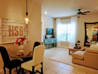 🌺Relaxing Lakeside Luxury Waters Condo @HSB Resort Next to Marina Pool Hot Tub