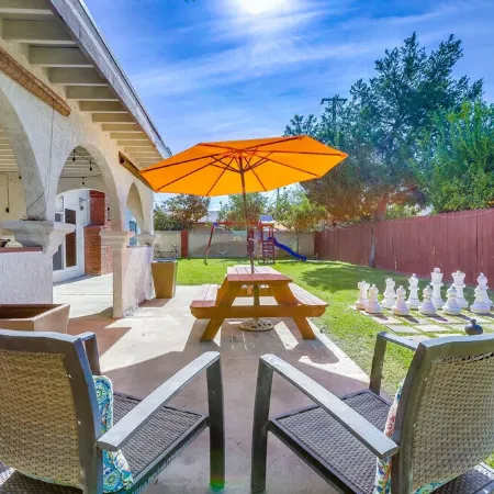 Orange Home with 2 King Bedrooms - Fun Patio Area