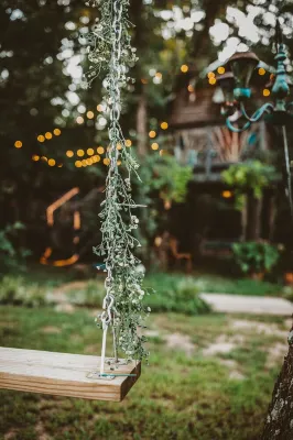 The Treehouse, with a deck for grilling and relaxation.