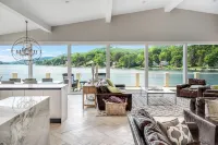 Escape to a Luxury Lakehouse Retreat- Chefs Indoor Outdoor Kitchen Hot Tub Steam - 5 stjerner