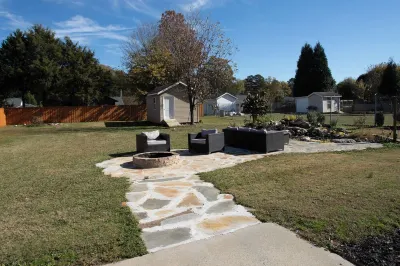 Charming Modern Home with Koi Pond & Spacious Backyard – Sleeps 6 Hotels near Walter Bickett Stadium