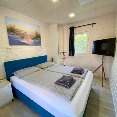 Wassermann vacation home with box-spring beds and large terrace