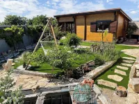 Wooden house with private garden